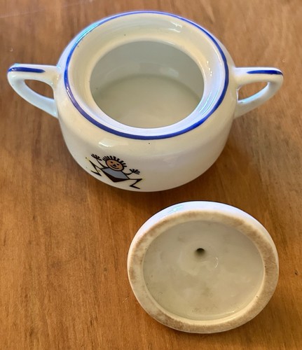 RUDOLSTADT, Happifats Stick Figures Porcelain Tea Set for 6 - 23 Pieces EUC - Picture 7 of 13
