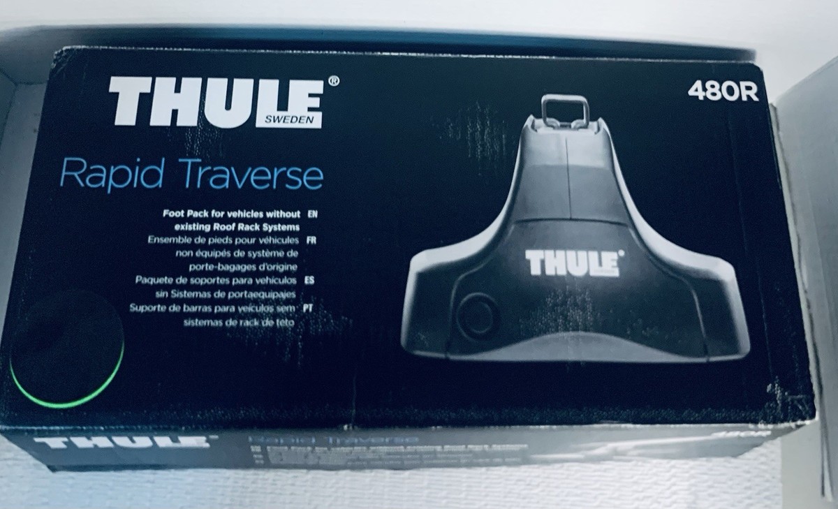 Thule Rapid Traverse Roof Rack Foot Pack 480 R Set of Made in