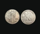 1943 P Walking Liberty Half Dollar 50 cent 90% Silver Circulated Coin very good!