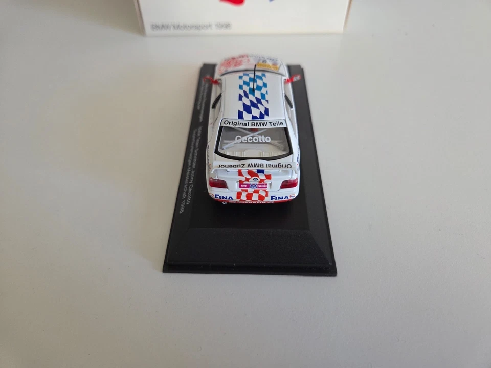 Minichamps 1/43 Schnitzer BMW 320i J. Cecotto - #9 STW Cup 1998 - Rivenditore - Immagine 4 di 4