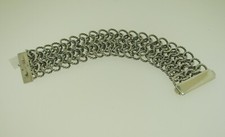 DAVID YURMAN STERLING SILVER WIDE BRACELET - 7 1/2