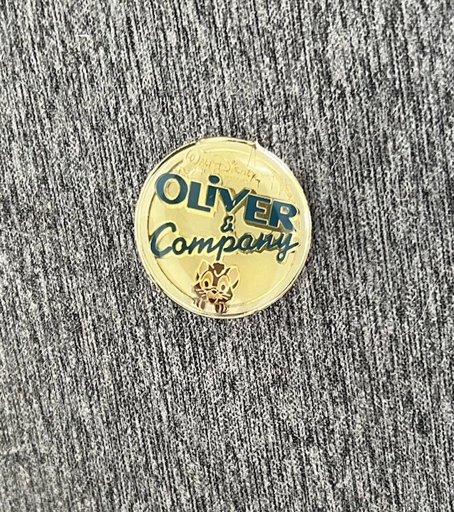 DISNEY OLIVER AND COMPANY VINTAGE RARE HARD TO FIND 1980'S PIN ~ FREE SHIPPING!