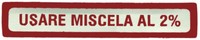 Aufkleber Mischung 2% FüR Vespa Special 50 L N R 90 125 Primavera ET3