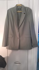 Womens Sage Green Blazer Size 12 By Threadbare