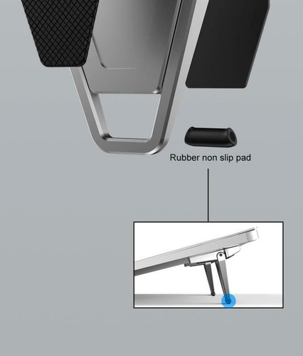 Compact Portable Foldable Laptop Stand Cooling Pad Desk Holder laptop Macbook - Picture 7 of 12