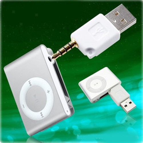 USB to 3.5mm charger adapter connector for iPod Shuffle 2nd generation - Picture 2 of 5