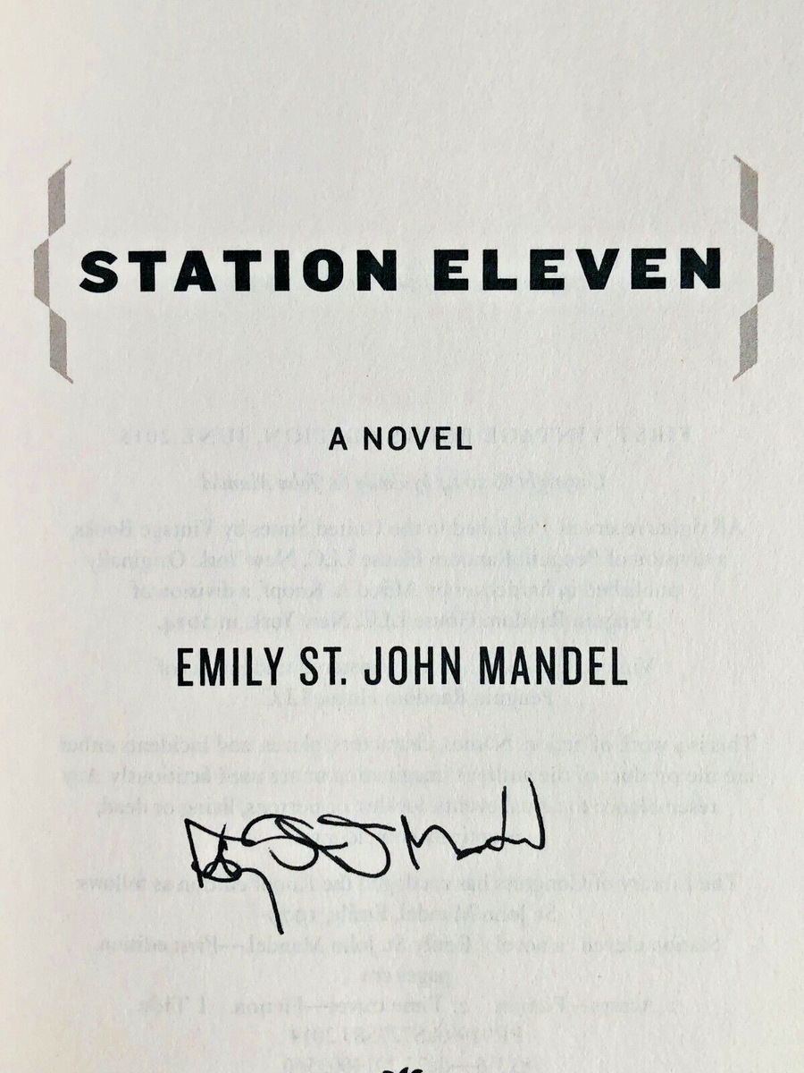 サイン入り限定版】STATION ELEVEN 洋書 【公式通販】