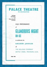 1956 PALACE THEATRE MANCHESTER PROGRAMME "GLAMOROUS NIGHT" ON ICE