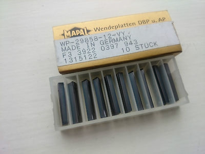 10 Mapal Hartmetalleinsätze WP-29858-12-VY ( WP2985812-VY F3 3922 0397 943 )
