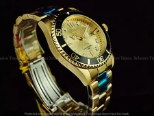 NEW! Invicta Men's 44mm Hammerhead Shark Pro Diver Gold Tone SS Bracelet Watch