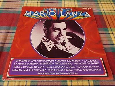 LP An Evening With Mario Lanza Schallplatte Vinyl Oper Klassik