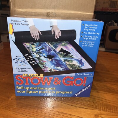 Puzzle Stow & Go! Roll Up & Transport Your Jigsaw in Progress! Ravensburger