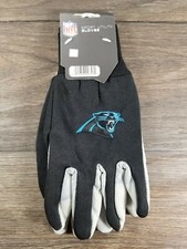 Carolina Panthers Sports Utility Gloves Adult One Size Fits All NFL Football New