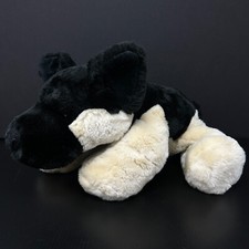Commonwealth German Shepherd Dog Plush Black Tan 12" Stuffed Animal Floppy 2002