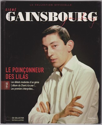 SIGNE GAINSBOURG - 28 PAGES BOOK + 20 TRACKS CD - N° 1 LE POINÇONNEUR DES LILAS