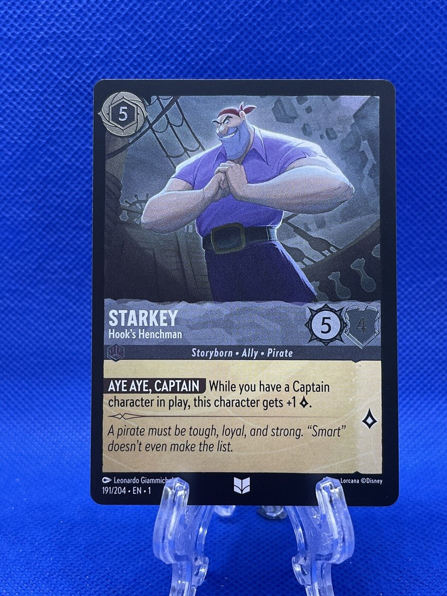 Disney Lorcana The First Chapter Starkey 191/204 Cold Foil | eBay
