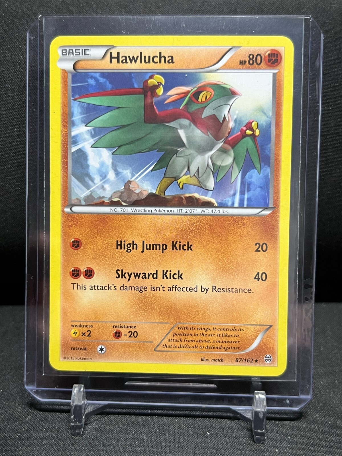 Hawlucha 87/162 Rare Pokémon 2015 XY Breakthrough - LP