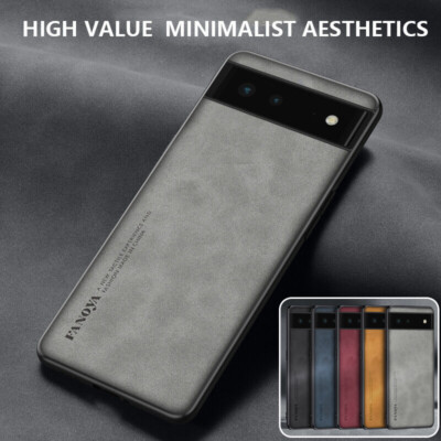 Leather Case For Google Pixel 6a 7a 6/7/8 Pro Shockproof Luxury Matte Slim Cover