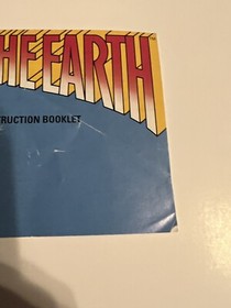 RARE Nintendo Authentic Original To the Earth Instruction Manual/Booklet NES