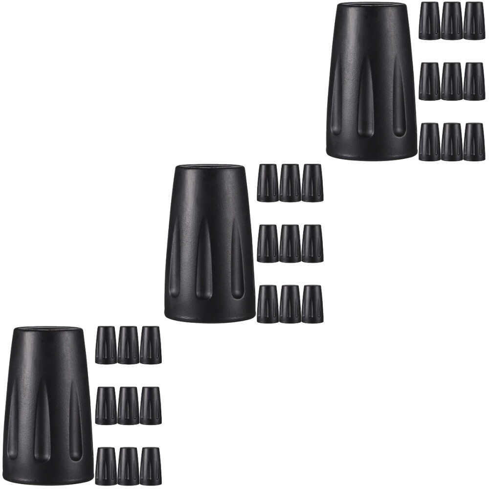 30 Pcs Hiking Stick Tips Replacement Cane Protector on Foot eBay