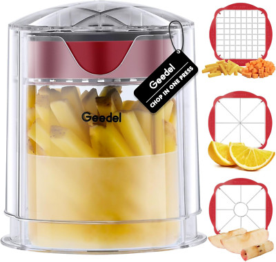 French Fry Cutter, Professional Home Style Onion Chopper, Vegetable Chopper Dice