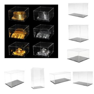 Acrylkasten Vitrine Modellauto Fenster Show Transparent Staubdicht Multi Size