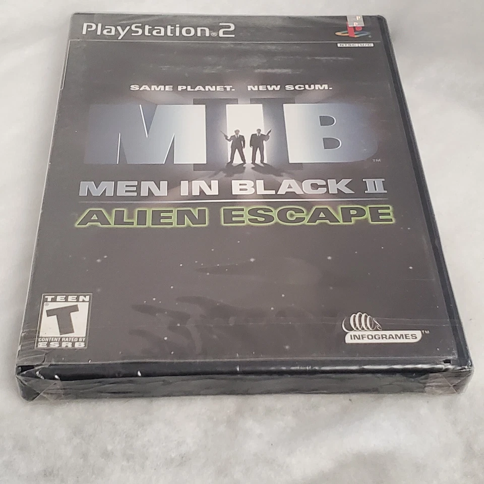 Men in Black II Alien Escape Sony PlayStation 2 2002 New Sealed Shelf Wear - Image 2 of 4