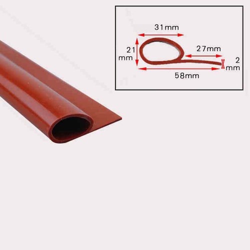 Silicone Rubber Seal Strip P-shape 1M Length for Oven Steamer Seal Multi Type - Picture 93 of 158