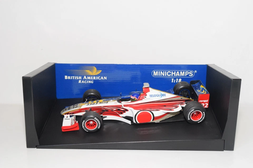 A63 1:18 180 990022 MINICHAMPS F1 FORMULA BAR 01 SUPERTEC J. VILLENEUVE 1999 MIB - Immagine 2 di 4