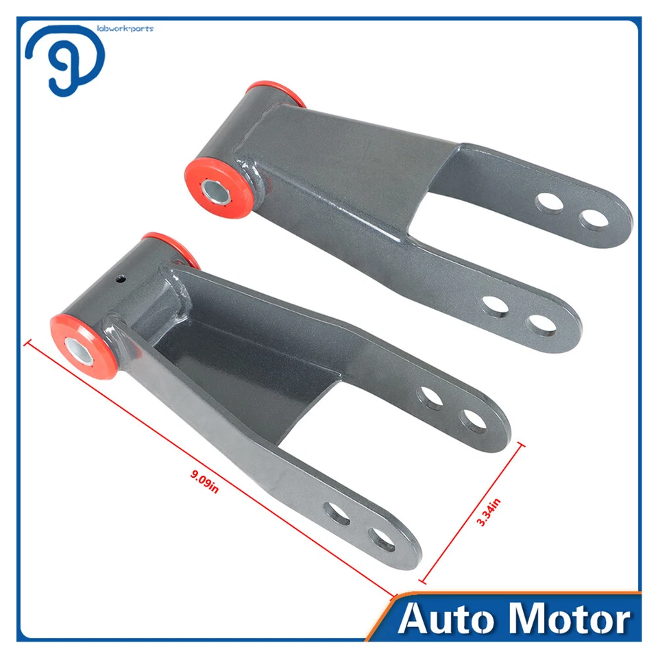 Kit de grilletes traseros de 2" para Chevy Silverado GMC Sierra 1500 C1500 1988-2018 Foto 4 de 4