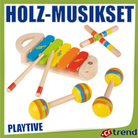 Playtive Junior Musikset 7 Teilig Aus Echtholz