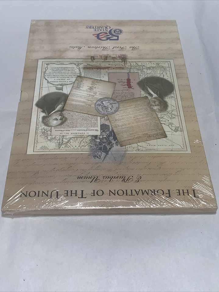 The First 13 States with 26 mint uncirculated Quarters US Mint Set- P & D Sealed - Image 4 of 4