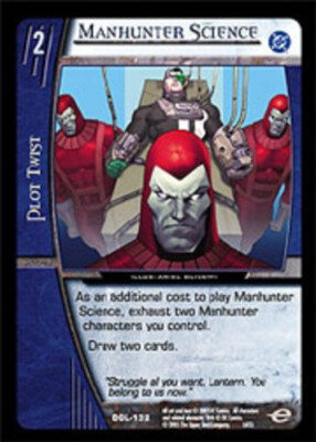 VS System: Manhunter Science - Foil [Played] DC Green Lantern Corps TCG CCG Clas