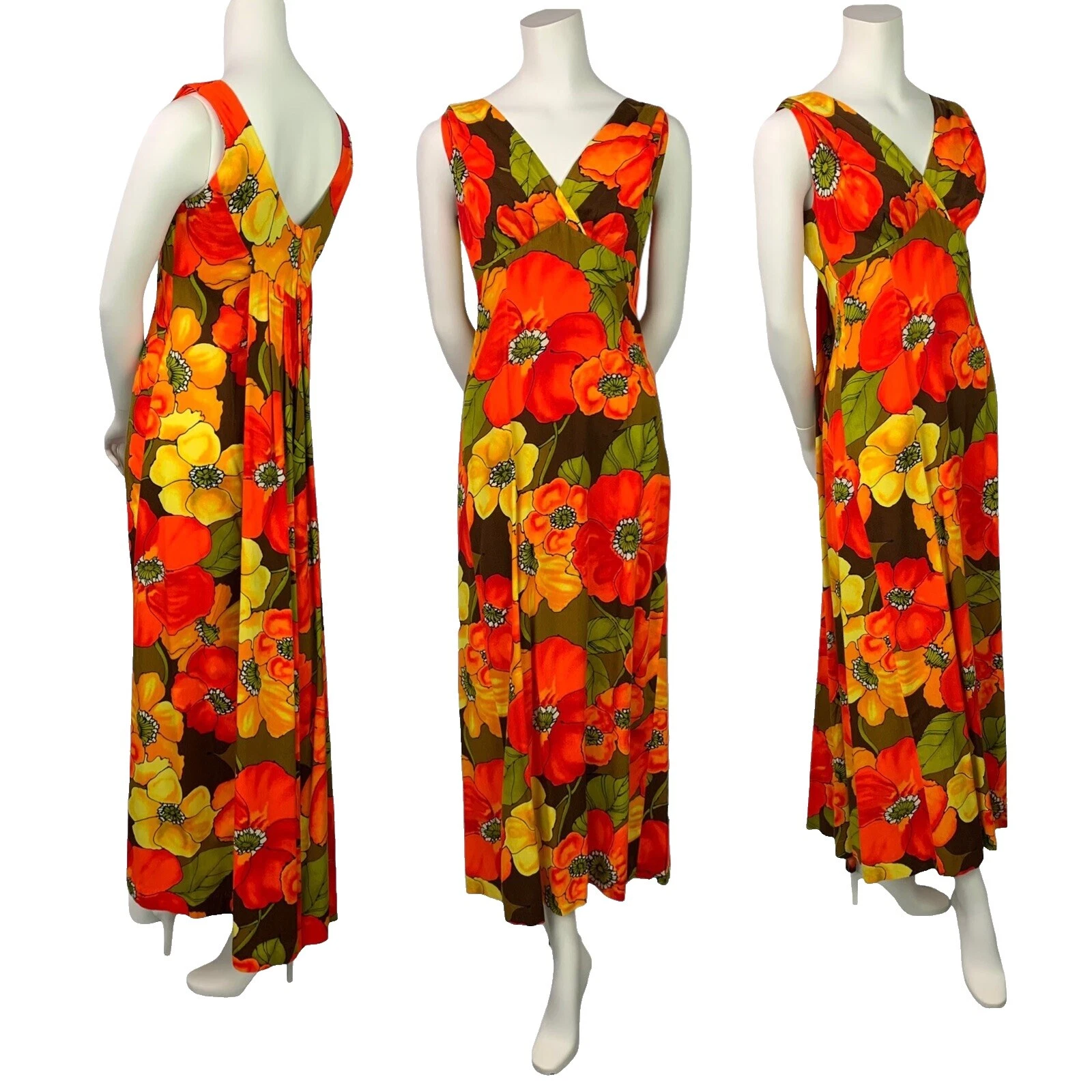 Acrílico Vestidos de Verano/Playa Hawaiian Vintage para Mujeres