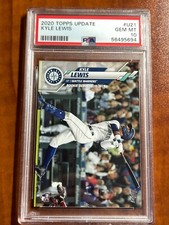 2020 TOPPS UPDATE #U21 KYLE LEWIS RC PSA 10 GEM MINT SEATTLE MARINERS ROOKIE