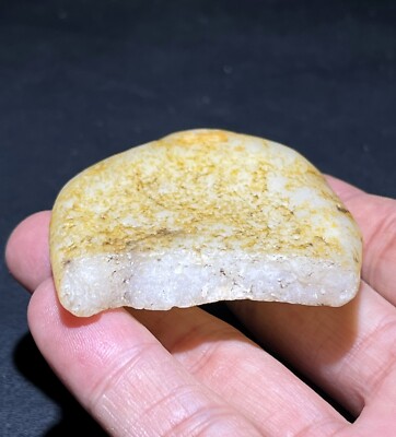 68G Certified 100% Natural Hetian jade(Nephrite) Raw stone 和田玉