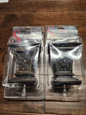 1 Pair of Select Newport Finials for 2-1/4" Dia Pole. 24-128-17 Bronze Finish