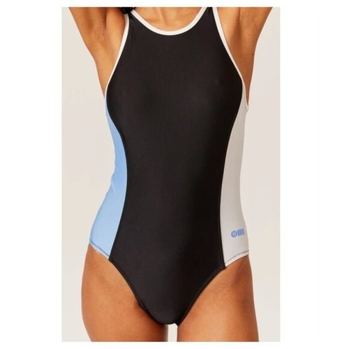 NWT Solid & Striped Women's The Carson One Piece Swimsuit Black Blue Size M - Picture 3 of 9