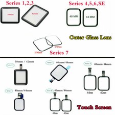 Touch Screen Digitizer Front Outer Glass Lens For Apple iWatch Series 3 4 5 6 7