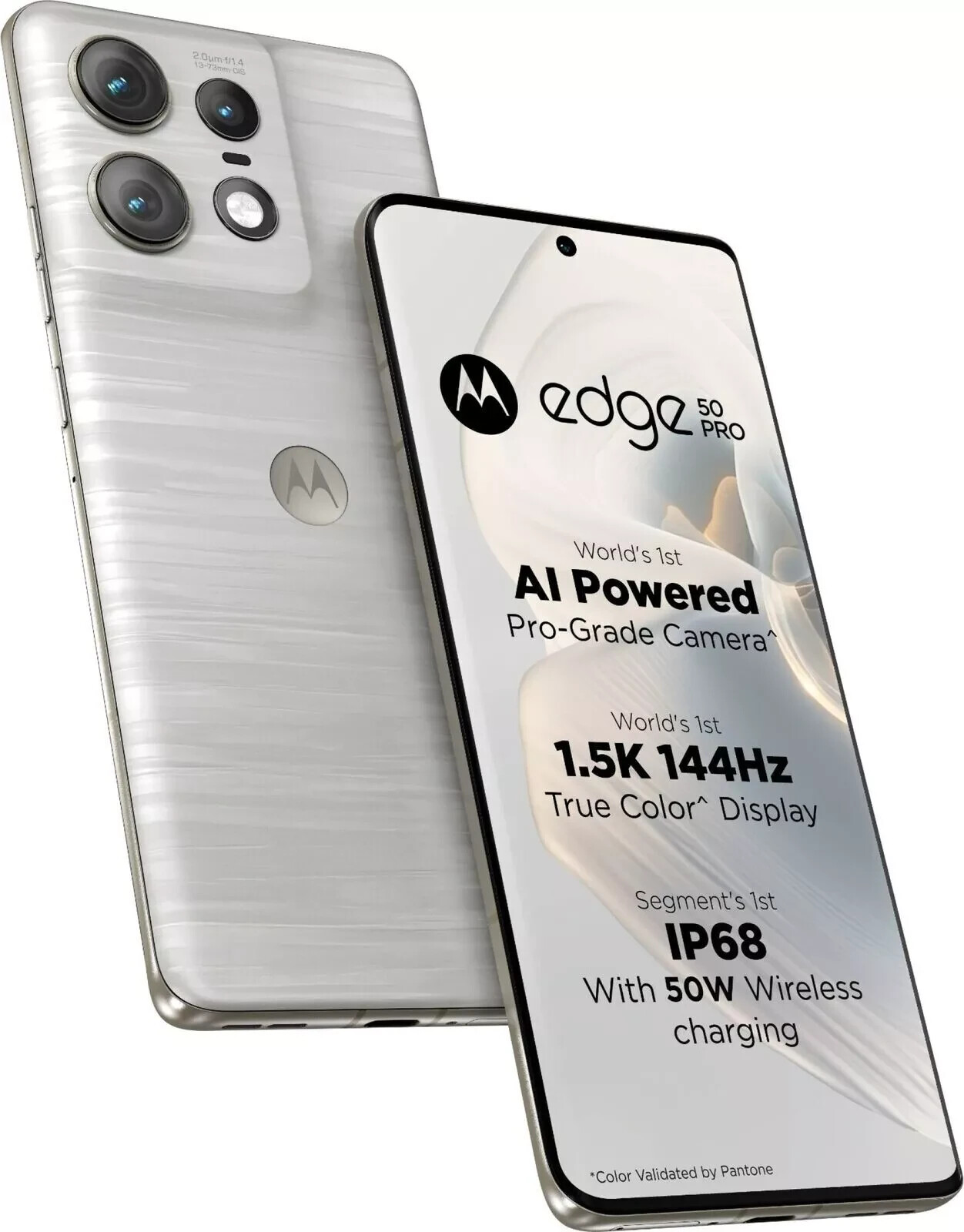 MOTOROLA Edge 50 Pro 5G Pearl 256GB 12GB RAM 6.7
