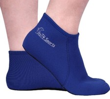 FitsT4 3MM Neoprene Water Socks Snorkel Fin Anti-Slip Beach Water Sports Sock XS