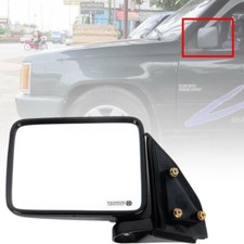 Left Side Door Mirror Black LH For 1986-1996 Mitsubishi L200 Mighty Max Ram 50