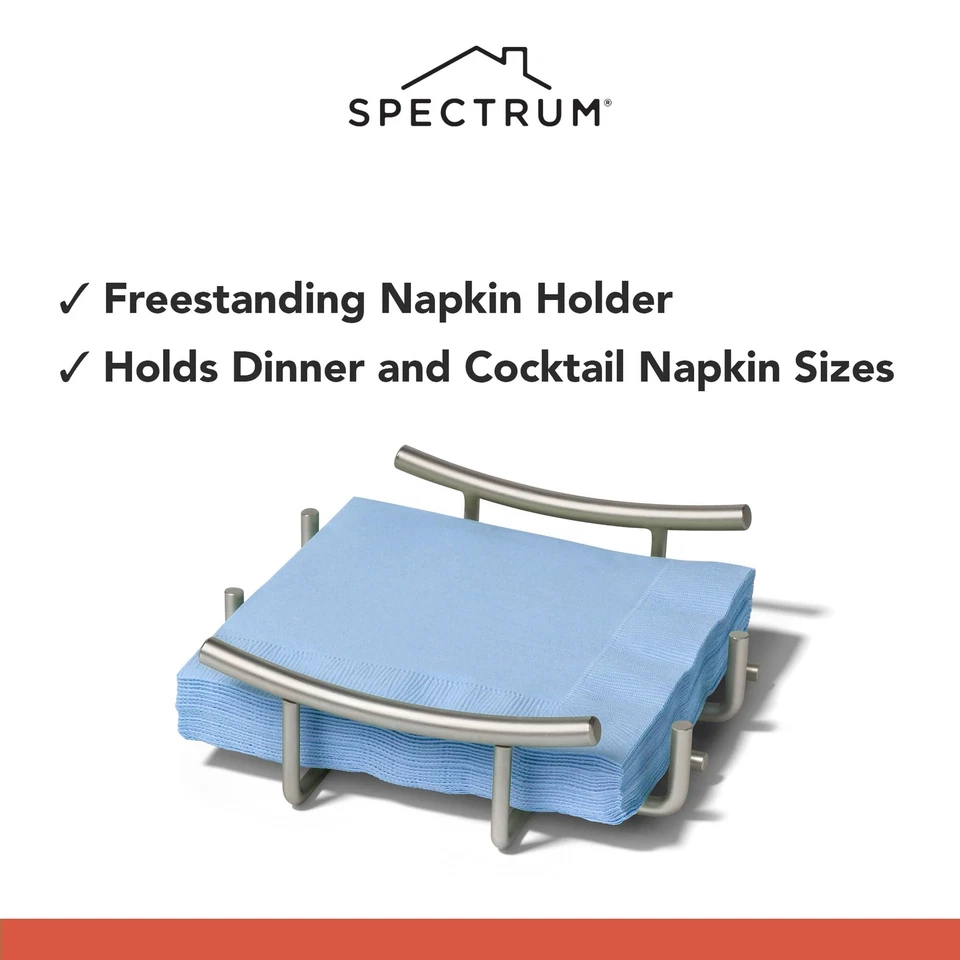 Dispensador de servilletas de papel plano Euro para mesas de comedor y cocina  Foto 3 de 4