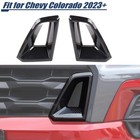 Carbon Fiber Front Side Bumper Grille Outlet Cover Trim for Chevy Colorado 2024+