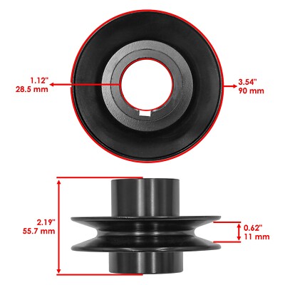 Drive Pulley for Husqvarna RZ5424 EZ5225 EZ5226 EZ6124 RZ4219