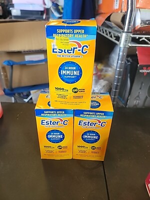 3x-Ester-C Vitamin C 1000mg Tablets - 120 Count each EXP 07/27 360 TOTAL No Box