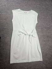 NINE WEST CASUAL STRETCH DRESS Womens S Short Sleeve Light Blue  Summer Beachy
