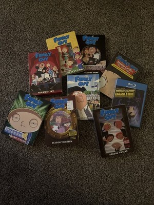 Family Guy DVD Volume 5, 7, 8, 9, 11, 12, 13 And Two Other family guy specials.