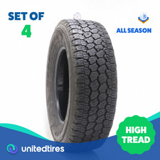 Set Of 4 Used Lt 27570r18 Goodyear Wrangler All-terrain Adventure 18j6d