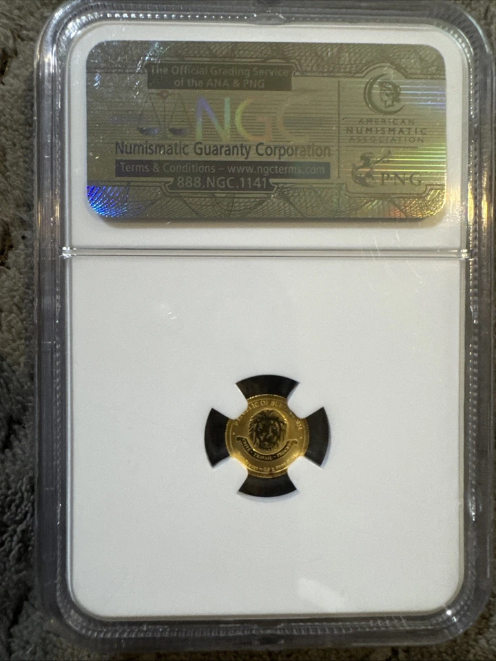 2014 Burundi Kennedy First Day Issue Reverse Proof 1/2 Gram Gold NGC PF70 .9999 - Image 2 of 4